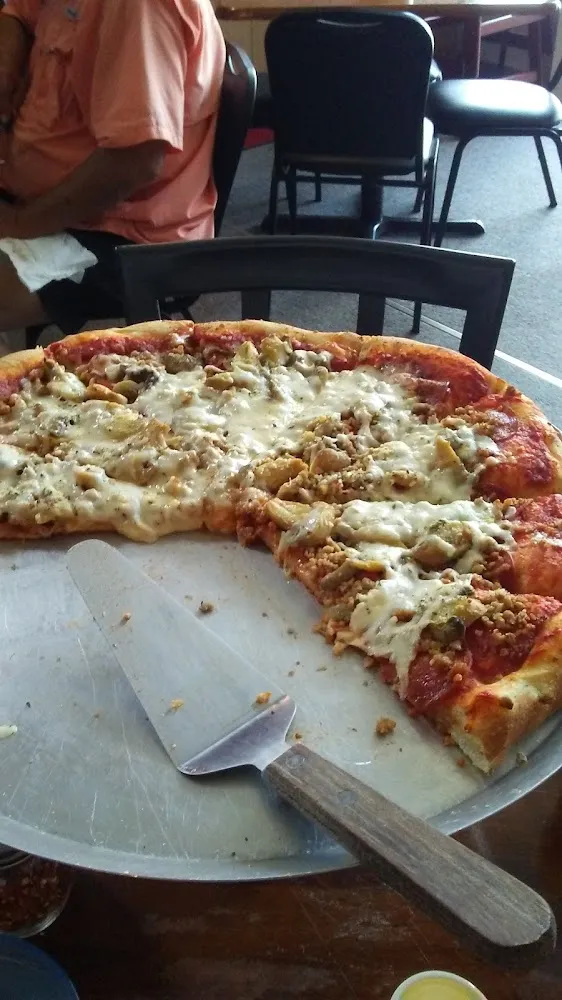 Pepperoni Sausage Mushroom Pizza
